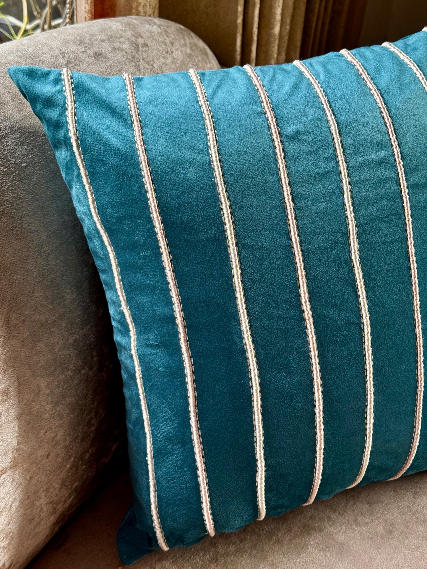 The Teal Dori Cushion Cover