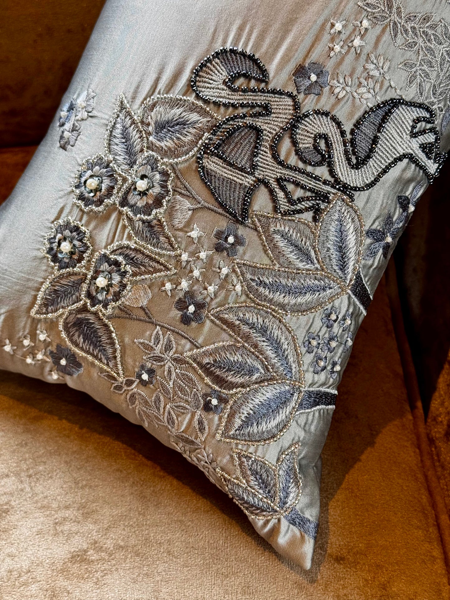 The Silver Flamingo Lumbar (With Insert)