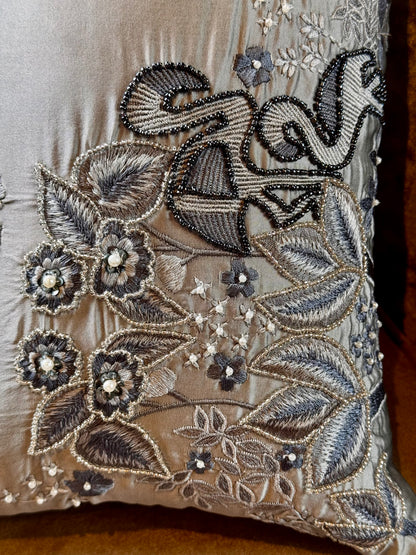 The Silver Flamingo Lumbar (With Insert)