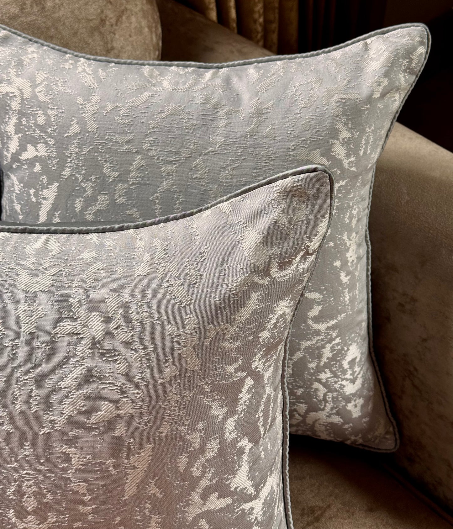 The Grey Abstract Cushion Cover