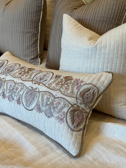 The Soft Linen Peonies Bedding Set