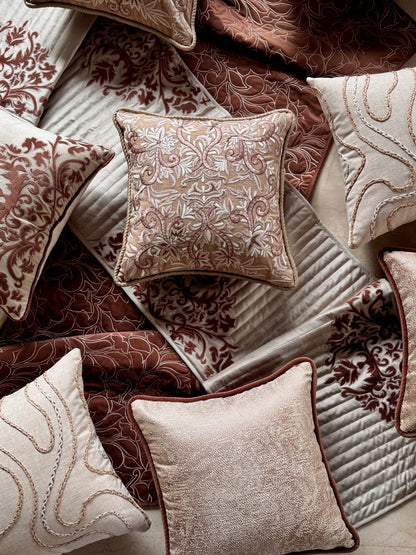 The Firdous Bagh Cushion Cover