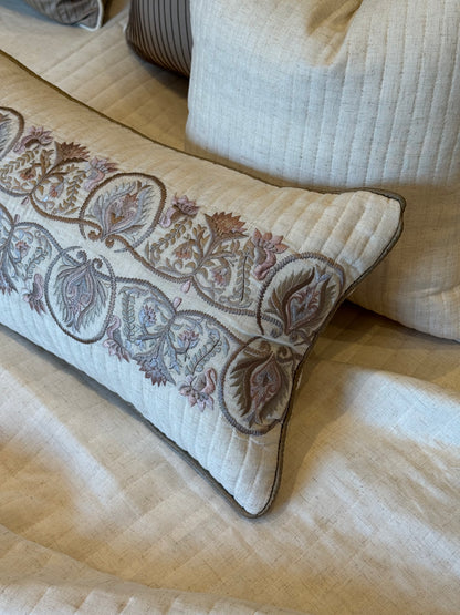 The Soft Linen Peonies Bedding Set