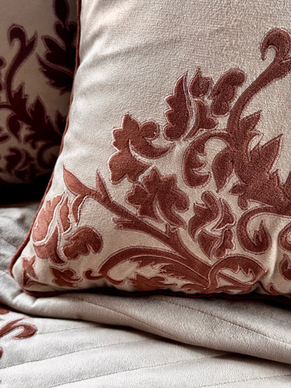 The Jannat Applique Work Cushion Cover