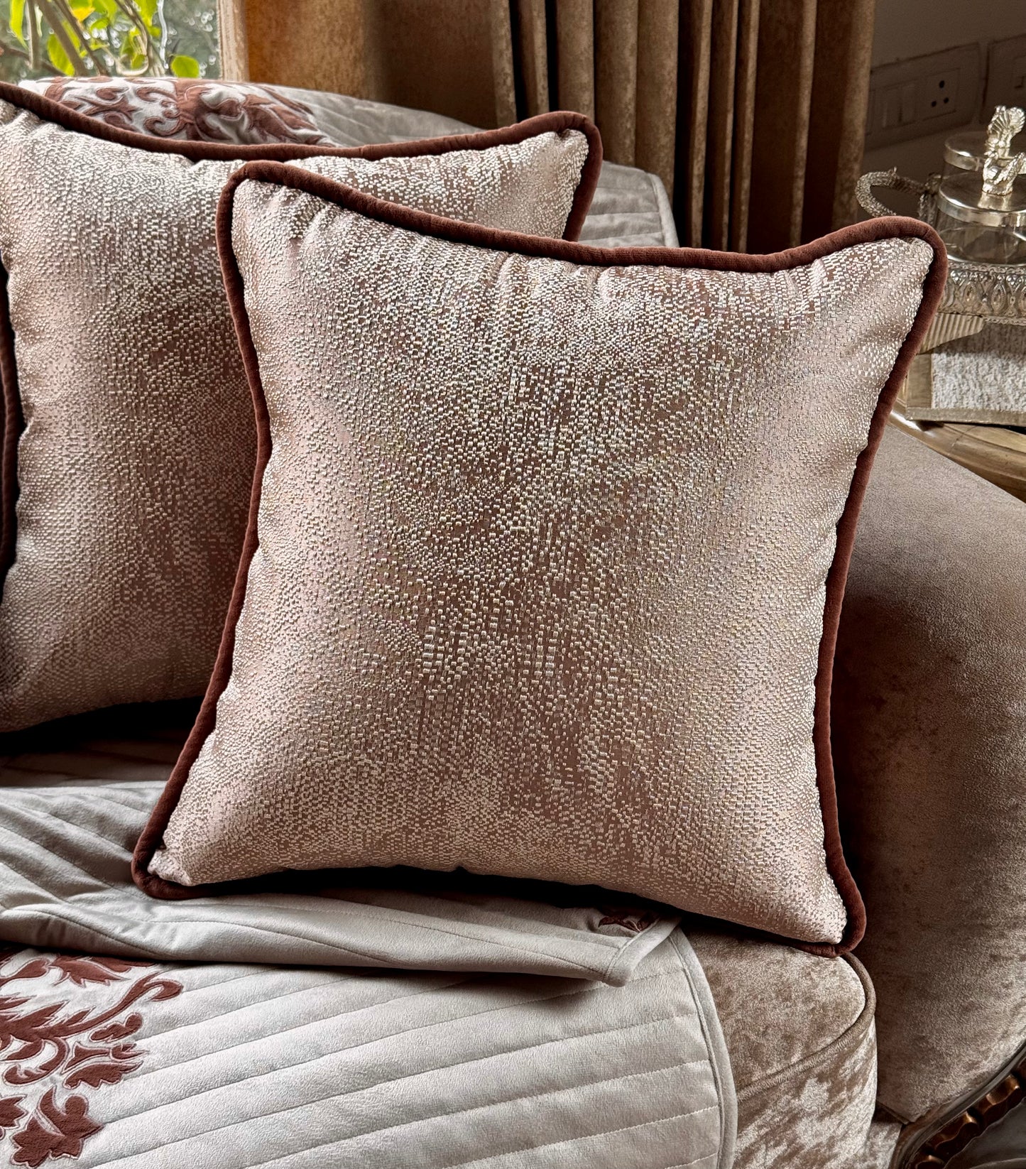 The Metallic Cushion Cover