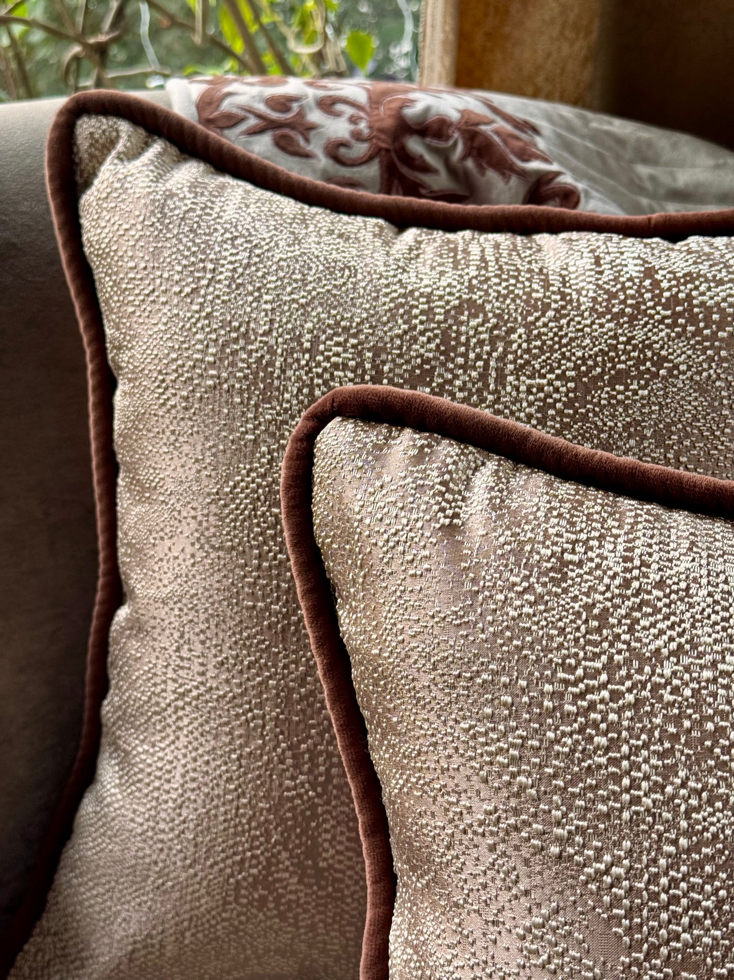 The Metallic Cushion Cover