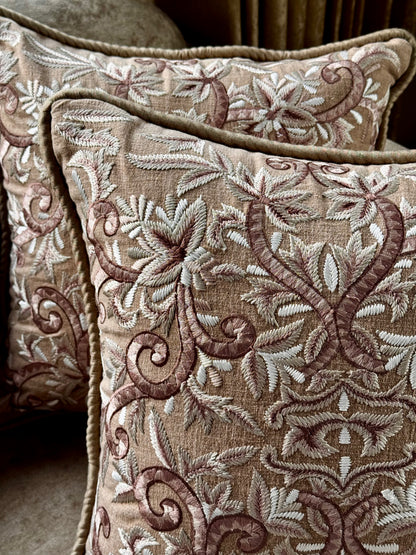The Firdous Bagh Cushion Cover