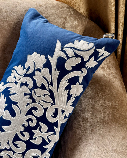 The Blue Applique Lumbar (With Insert)