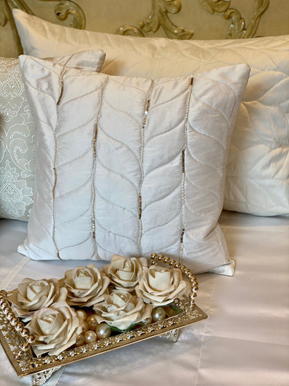 Moonstone Pure Satin Quilt Set
