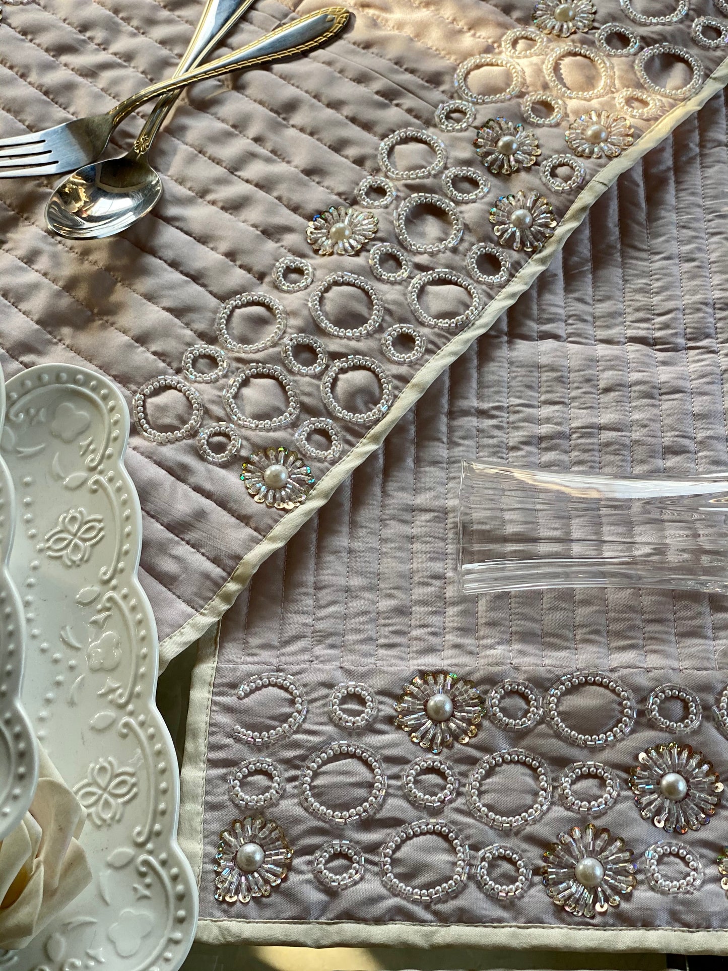 The Lilac Roman Dining Set