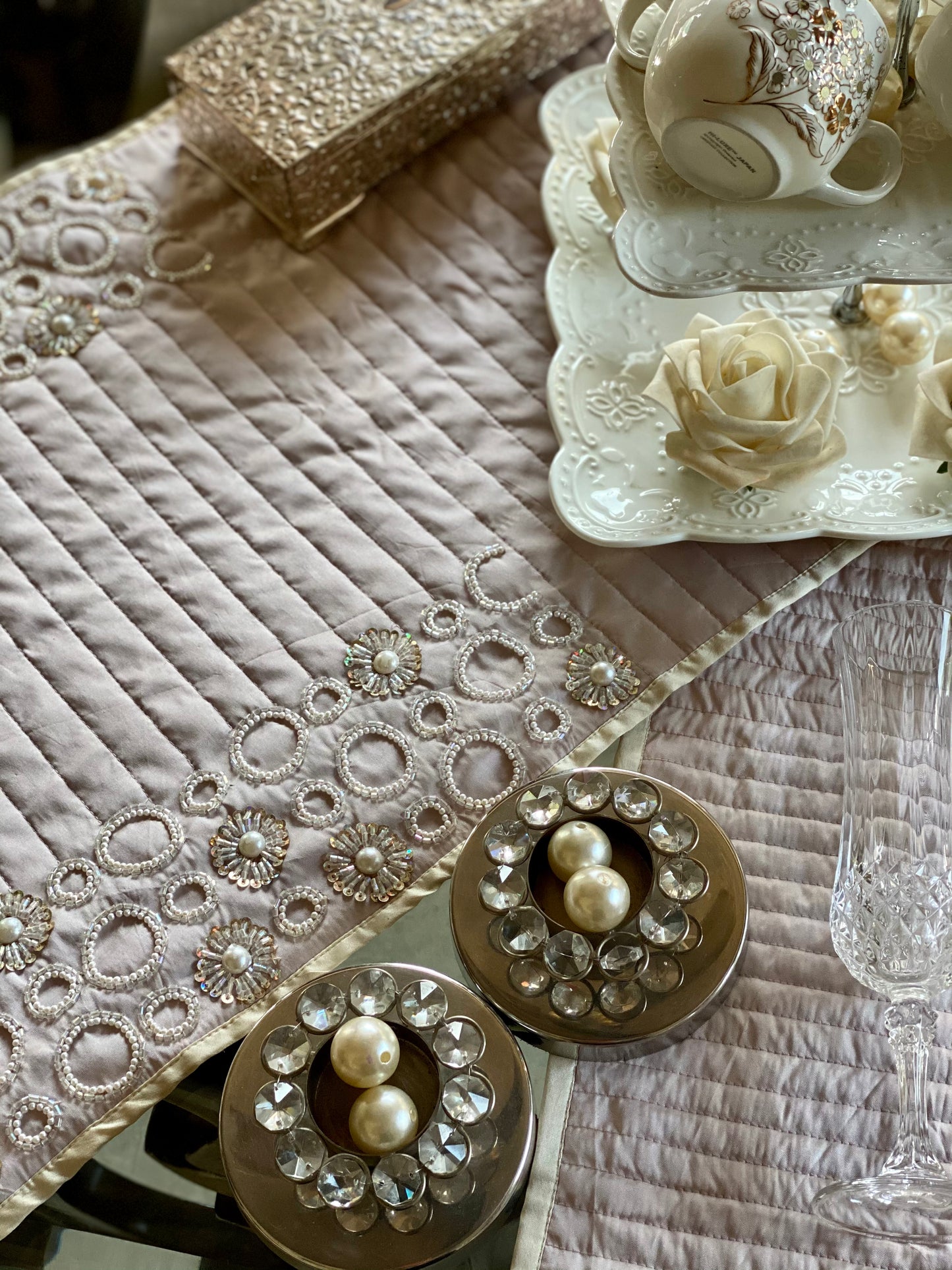 The Lilac Roman Dining Set