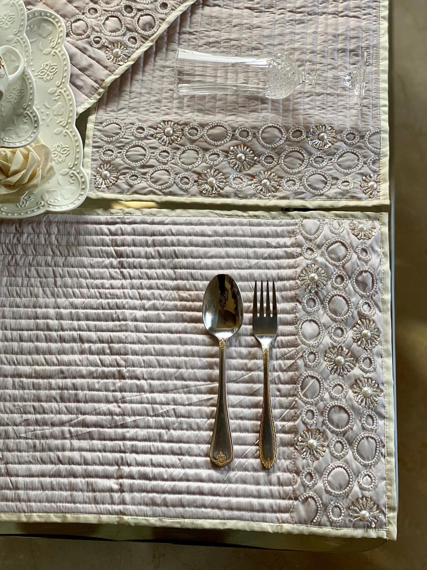 The Lilac Roman Dining Set