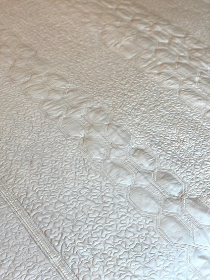 The Crystal Quilted Bedding Set