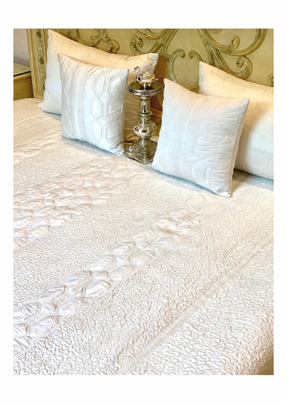 The Crystal Quilted Bedding Set